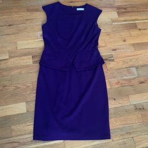 Purple Calvin Klein Dress